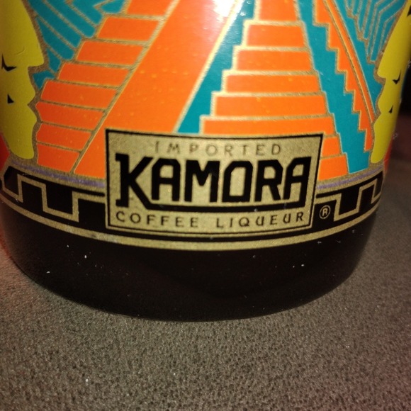 Vtg Kamora Coffee Cup Liqueur Egyptian Collect. Made In Taiwan blk gld Collector - Picture 3 of 5